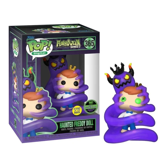 Funko Pop! Vinyl: Haunted Freddy Doll GITD Digital Pop! With Protector