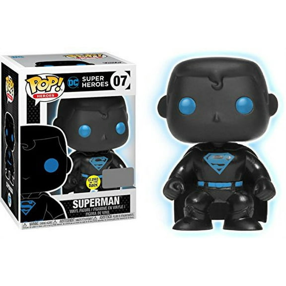 Funko Pop! Vinyl Justice League Superman Silhouette Glow in the Dark Entertainment Earth Exclusive
