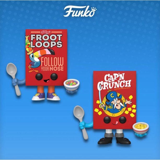Funko Pop! Vinyl Kelloggs & Quaker Cereal Boxes Set of 2 Vinyl Figures