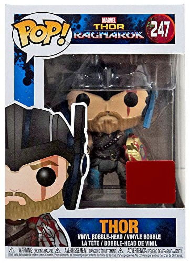 Funko Pop Thor #246 Marvel Thor Ragnarok Vinyl Figure w/Protector Hot Topic  Excl