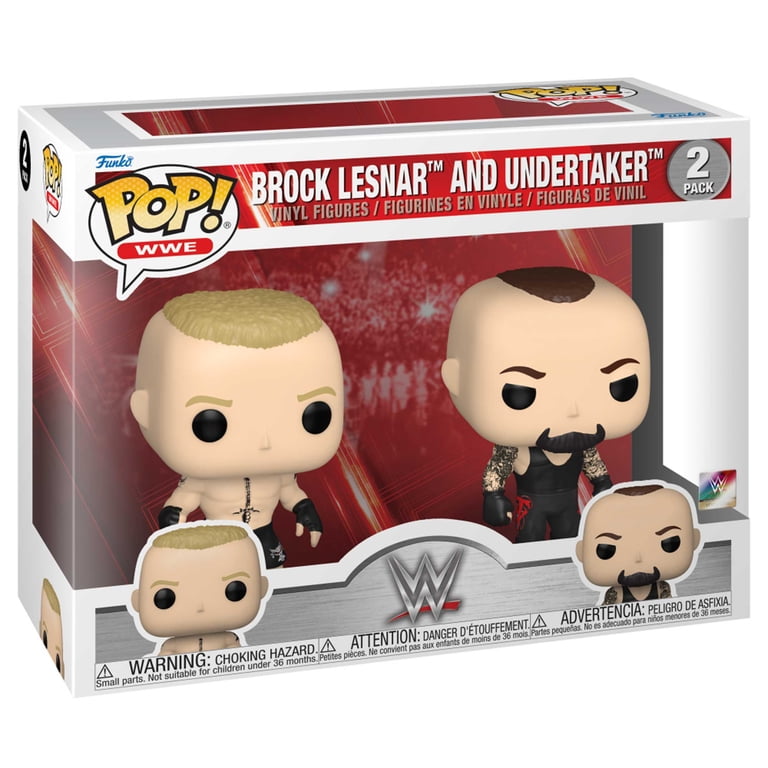 Funko Pop! WWE: Brock Lesnar & Undertaker 2-pack Vinyl Figures Funko Pop! WWE: Brock Lesnar & Undertaker 2-pack Vinyl Figures