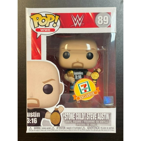 89 Stone Cold Steve Austin (2 Belts) - WWE Funko POP