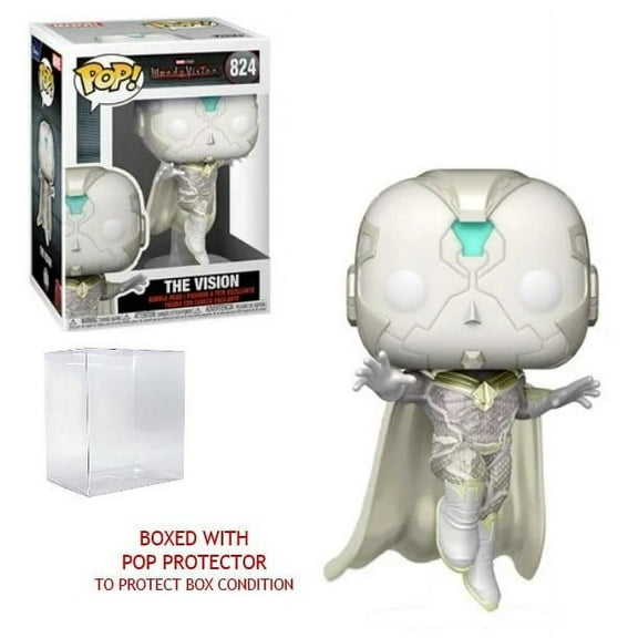 Funko Pop! WandaVision The Vision #824 (Includes Compatible Pop Box Protector Case)