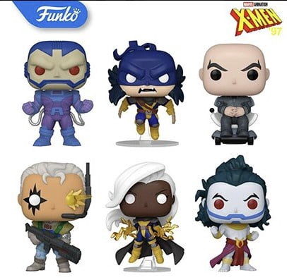 Funko Pop X-Men 97 Storm, Cable, Apocalypse, Wolverine, Prof X