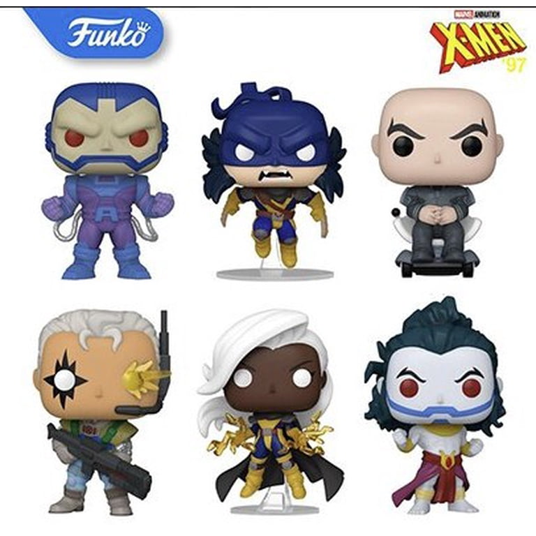 Funko Pop X-Men 97 Storm, Cable, Apocalypse, Wolverine, Prof X