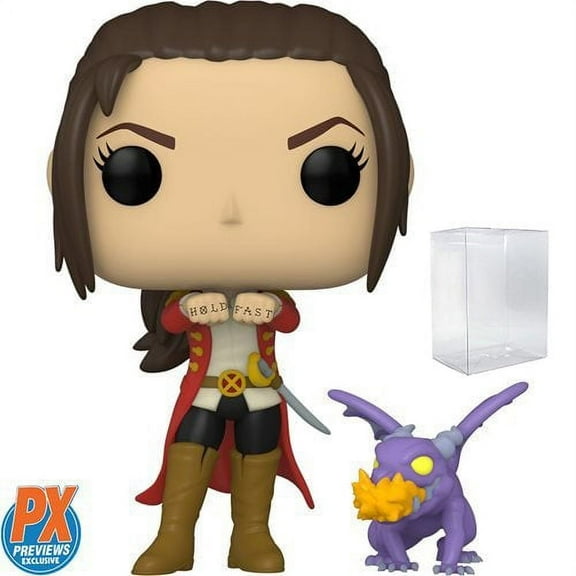 Funko Pop! X-Men Kate Pryde with Lockheed Pop! Vinyl Figure and Buddy #952 - Previews Exclusive + Protector