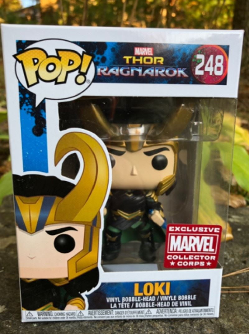 Funko Pop! marvel Thor Ragnarok Loki Vinyl Bobble-Head Figure #248 ...