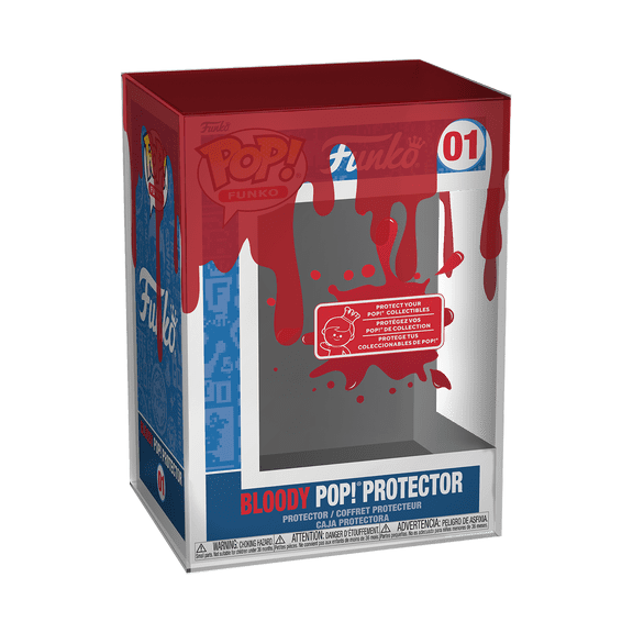 Funko Printed POP Protector: Dripping Red Blood Collectible Case