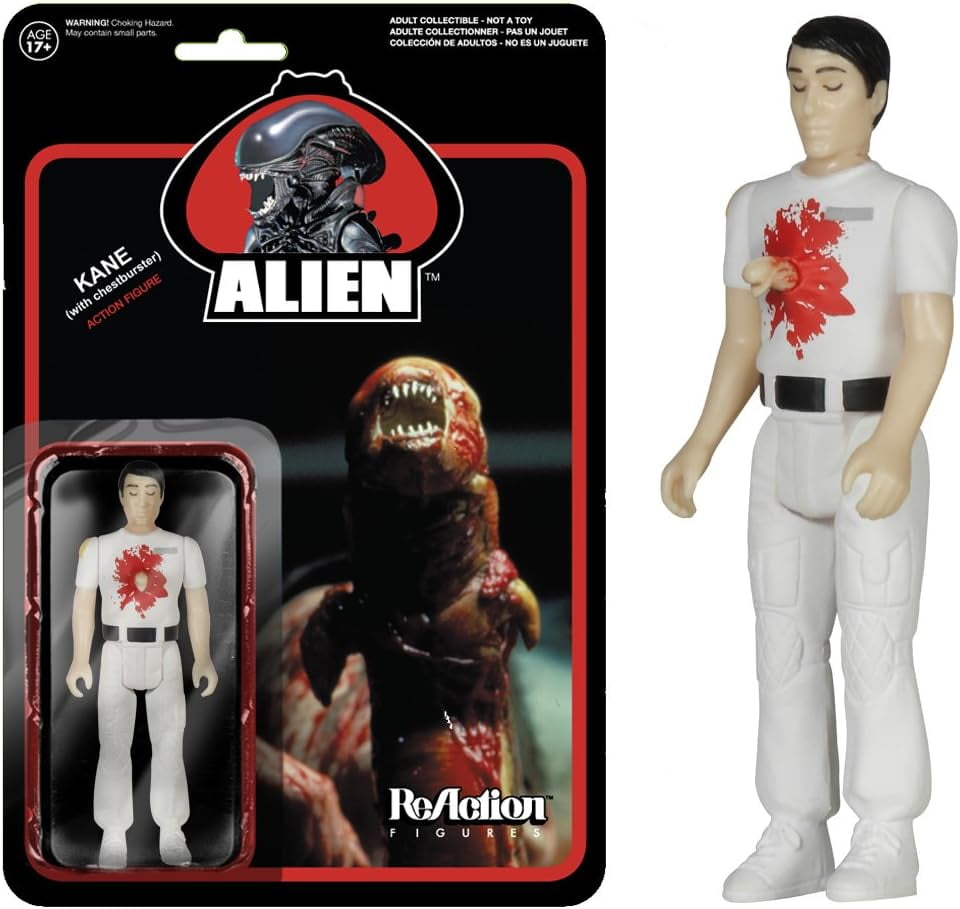Funko ReAction Alien Metallic Action Figure - 3.75 Inch Retro Kenner Style Collectible