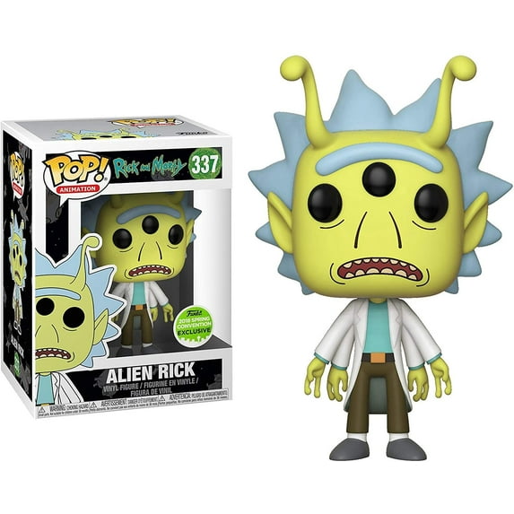 Funko Rick And Morty Pop! Animation Alien Rick Vinyl Figure 2018 Spring Convention Exclusive