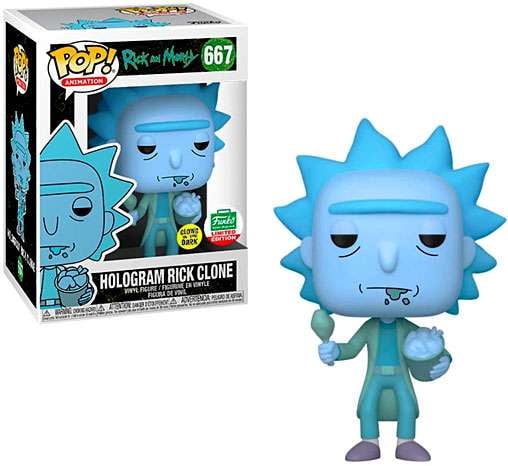 Amazon.com: FUNKO POP! ANIMATION: Rick & Morty - Hologram