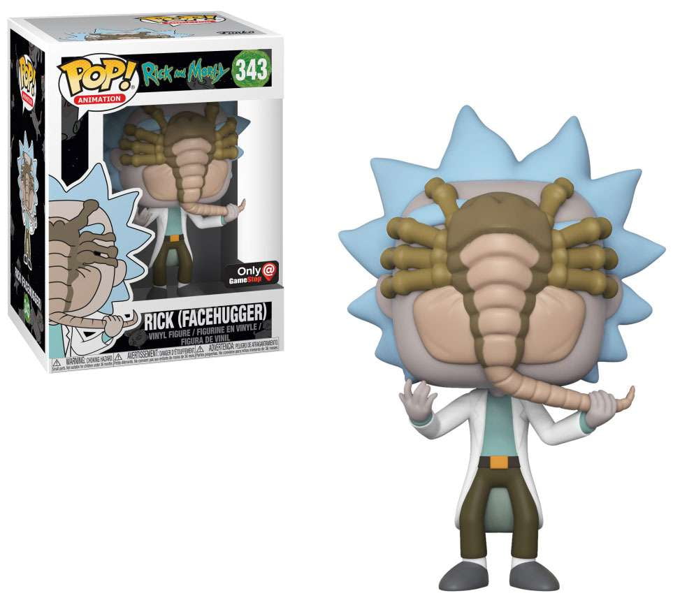 Funko Rick \u0026 Morty POP! Animation Rick Vinyl Figure [Facehugger] - Walmart .com