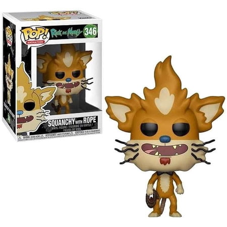 Funko Rick & Morty POP! Animation Squanchy with Rope Vinyl Figure
