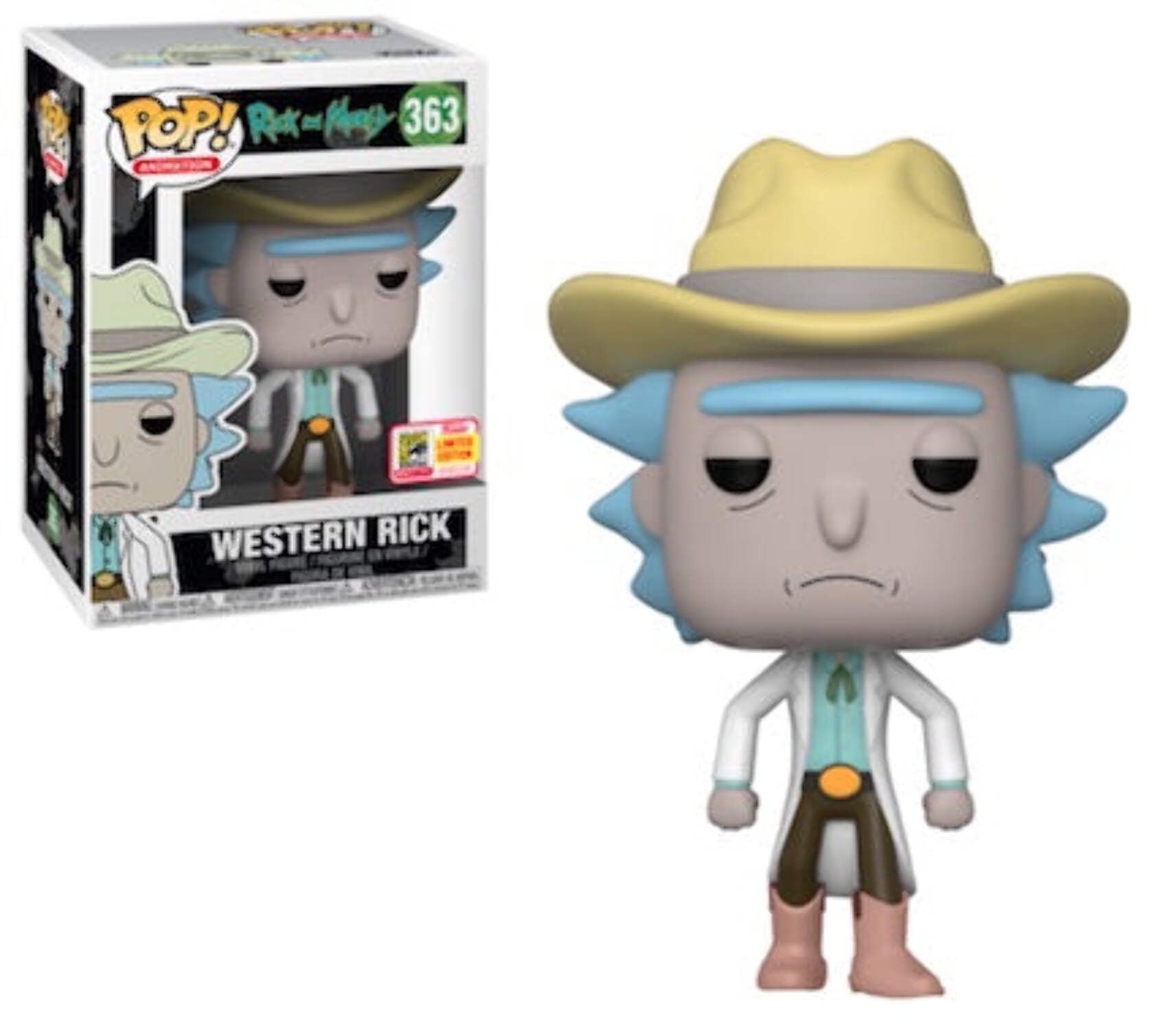 Funko Rick & Morty POP! Animation Western Rick Vinyl Figure