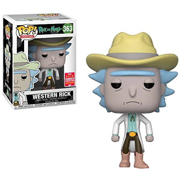 Funko Pop Rick and Morty Western Rick Summer Convention Exclusive