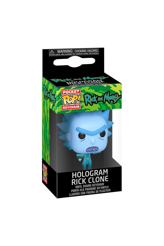 Rick & Morty POP! Keychain Hologram Rick Clone Keychain