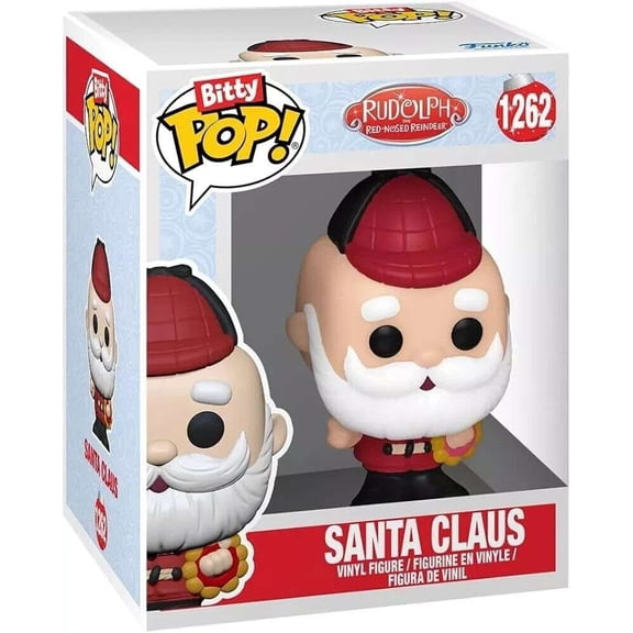 Funko Rudolph the Red-Nosed Reindeer Bitty POP! Santa Claus Micro Figure (No Packaging)