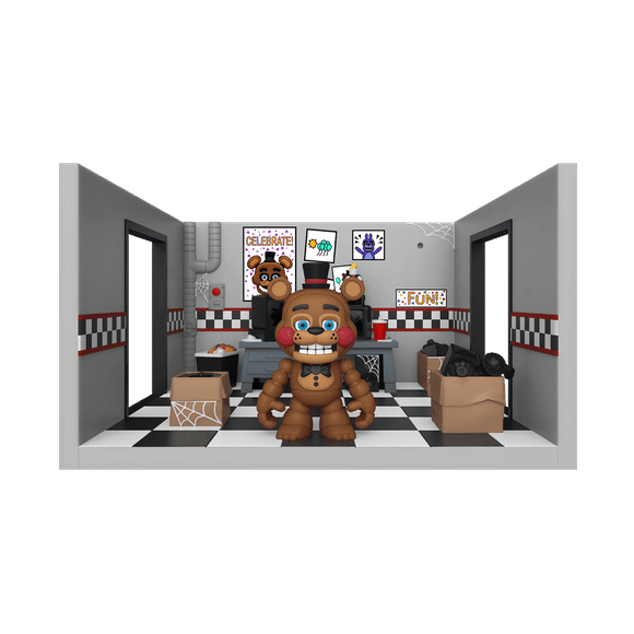 Funko SNAPS! Five Nights at Freddy's - Freddy and Security Room Playset with Action Figure, collectible