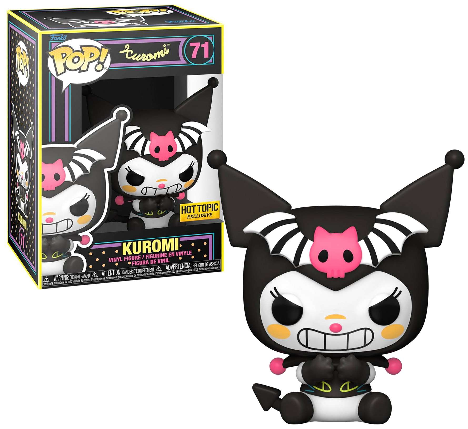Funko Sanrio POP! Animation Kuromi Vinyl Figure (Halloween, Blacklight)