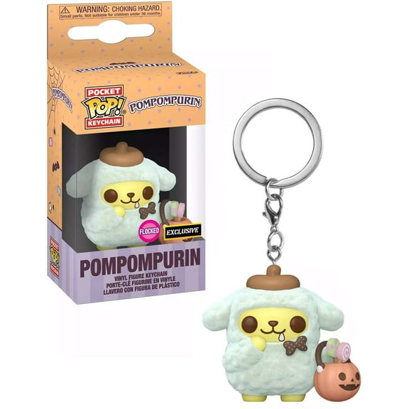 Funko Sanrio Pocket POP! Pompompurin Keychain (Flocked)