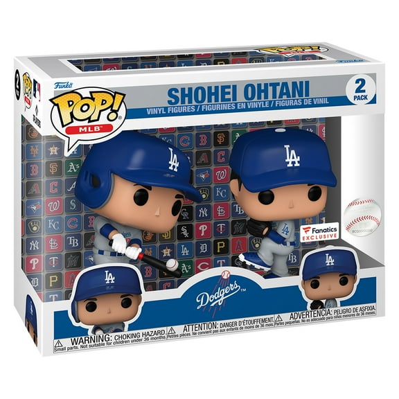 Funko Shohei Ohtani Los Angeles Dodgers Fanatics Exclusive Two-Pack POP! Vinyl Figure Set