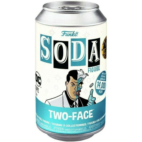 Funko Soda DC Heroes Batman: The Animated Series - Two-Face Sealed Can [Limited Edition 14000 PCS] Exclusive