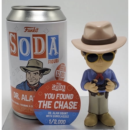 Funko Soda Dr. Alan Grant Chase Exclusive Vinyl Figure with Sunglasses 1/2000