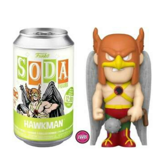 Funko Soda Hawkman Chase Variant Flocked Wings & Weapon