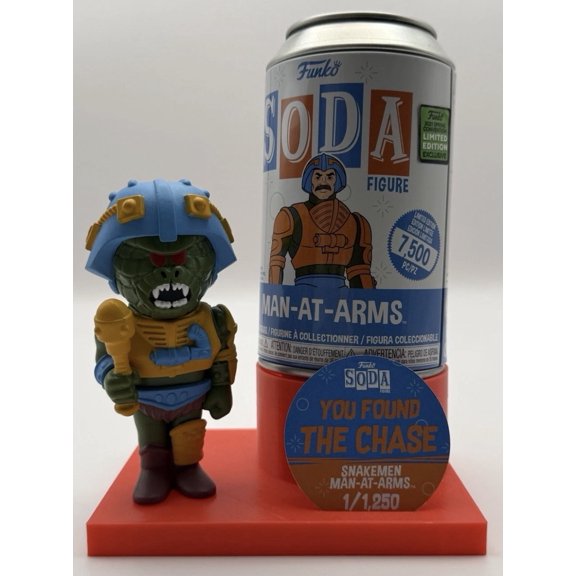 Funko Soda Man-at-arms Snakemen Chase Variant Limited Edition Vinyl Figure 1/1250