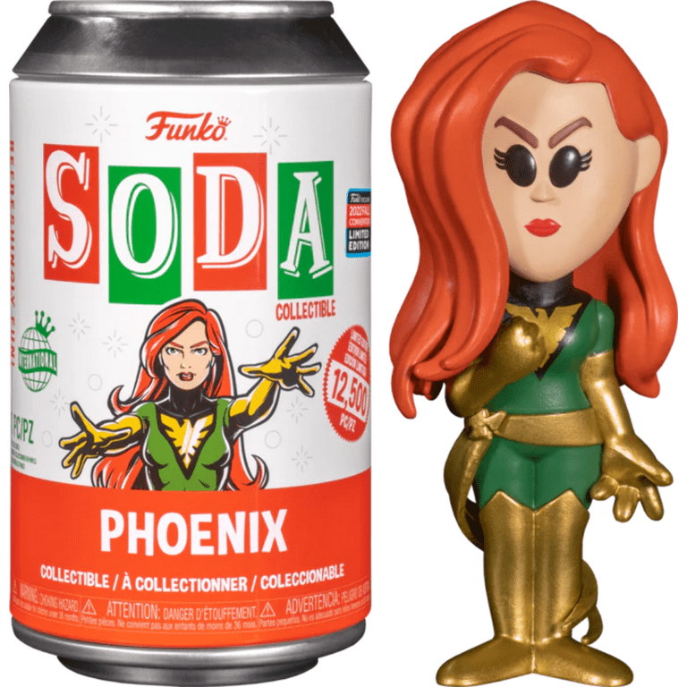 Funko Soda Marvel X-Men Phoenix Can: Sealed, International Limited