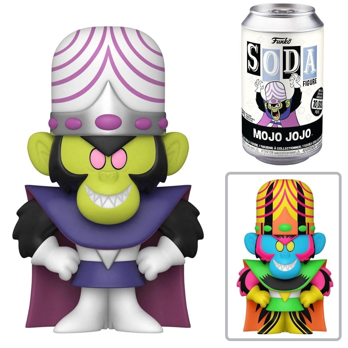 Funko Soda Powerpuff Girls Mojo Jojo Monkey Supervillian Evil Ape Figure Limited
