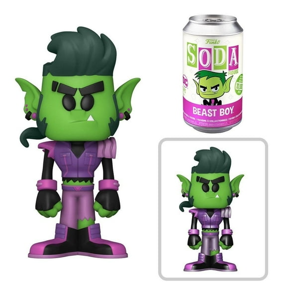 Funko Soda Teen Titans Metal Beast Boy Vinyl Figure Chase Limited Edition 10000
