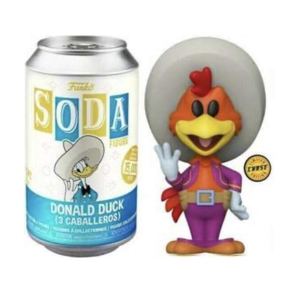 Funko Soda Vinyl Figure Donald Duck (3 Caballeros-Panchito) Chase Exclusive 1/1250