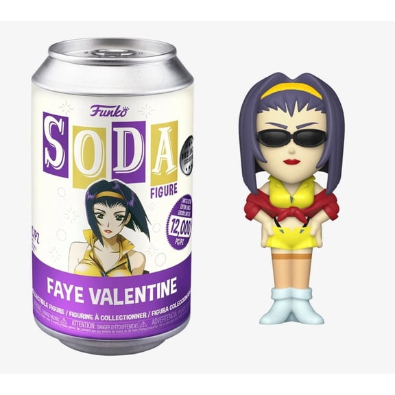 Funko Soda Vinyl Figure - Faye Valentine (Sealed) Chance at Chase (Box Lunch Exclusive)