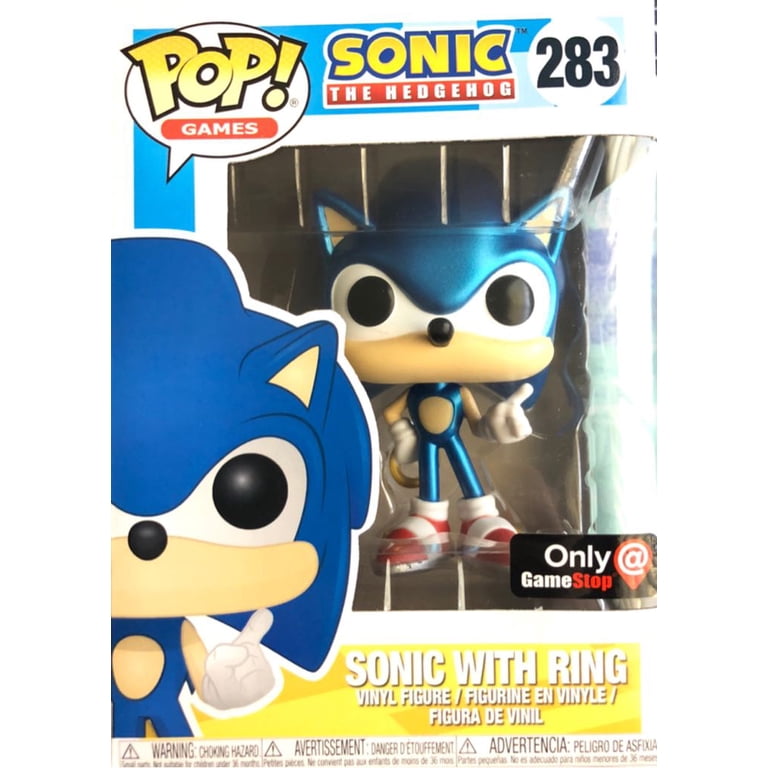 Figurine Pop Sonic le Hérisson #283 pas cher : Sonic avec Anneau
