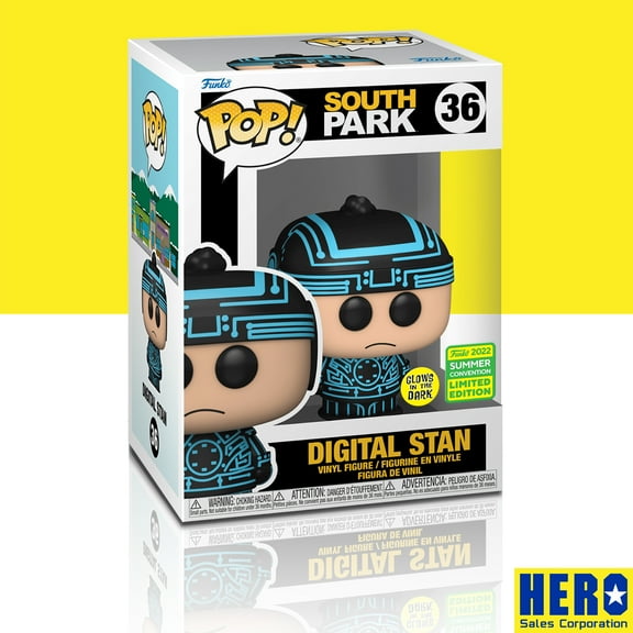 Funko South Park Digital Stan #36 GITD 2022 SDCC Summer Limited Edition