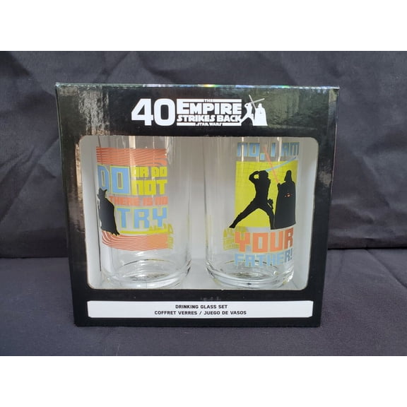 Funko Star Wars 40th Empire Strikes Back Drinking Glass Set Target Exclusive