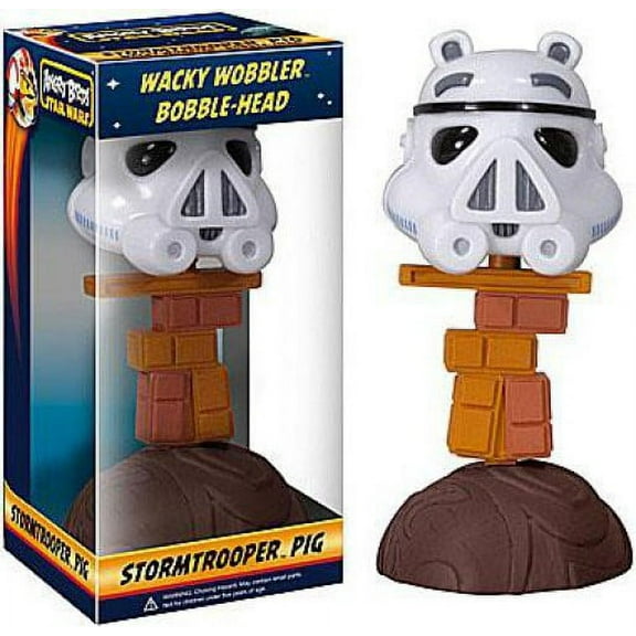 Funko Star Wars Angry Birds Wacky Wobbler Stormtrooper Pig Bobble Head