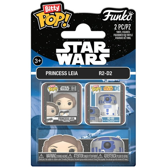 Funko Bitty POP!: Star Wars 2-Pack - Leia & R2D2