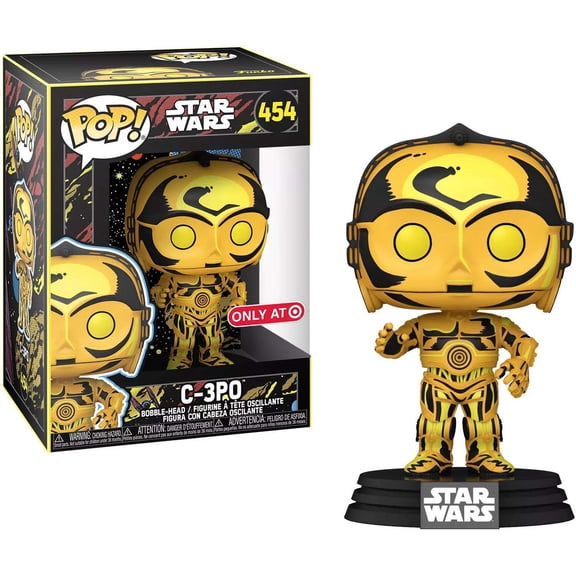 Funko Pop Star Wars 454 C-3PO Retro Series Target Exclusive Bobble-Head Figure