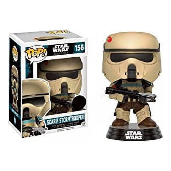 Open Box Funko Star Wars Rogue One Scarif Stormtrooper Officer Exclusive Vinyl Figure