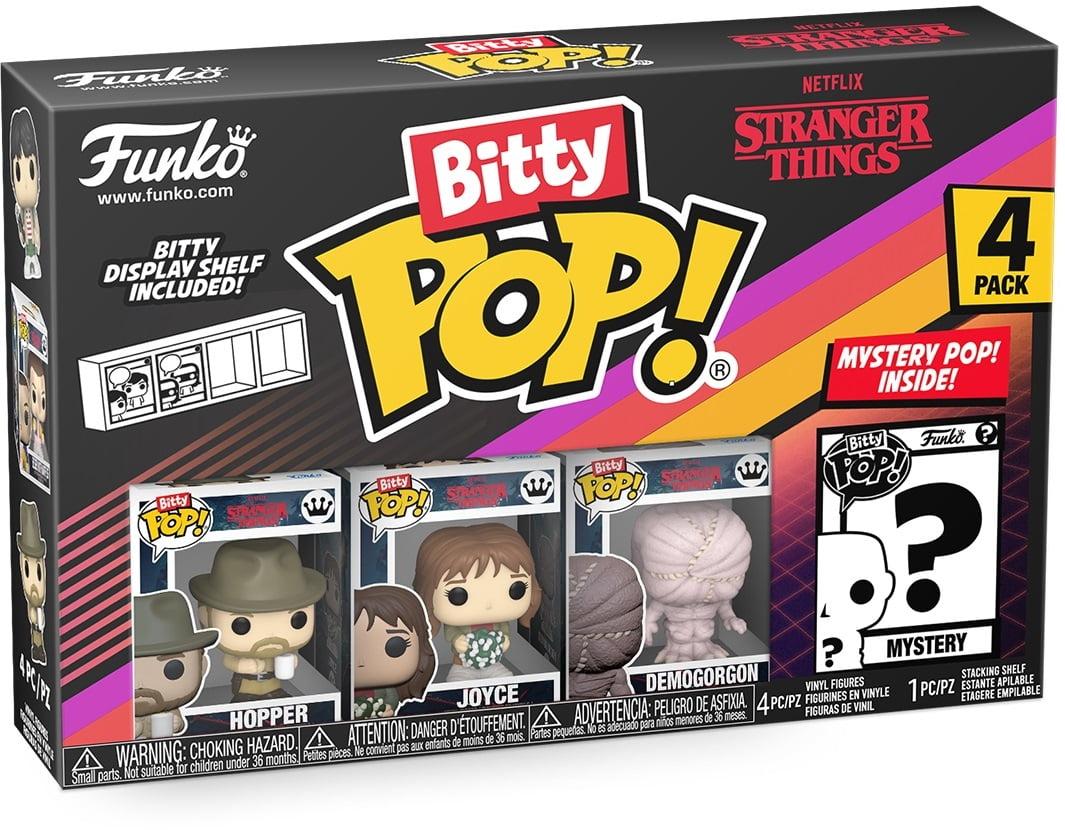 Funko Bitty POP!: Stranger Things SZN1 - Hopper 4-Pack