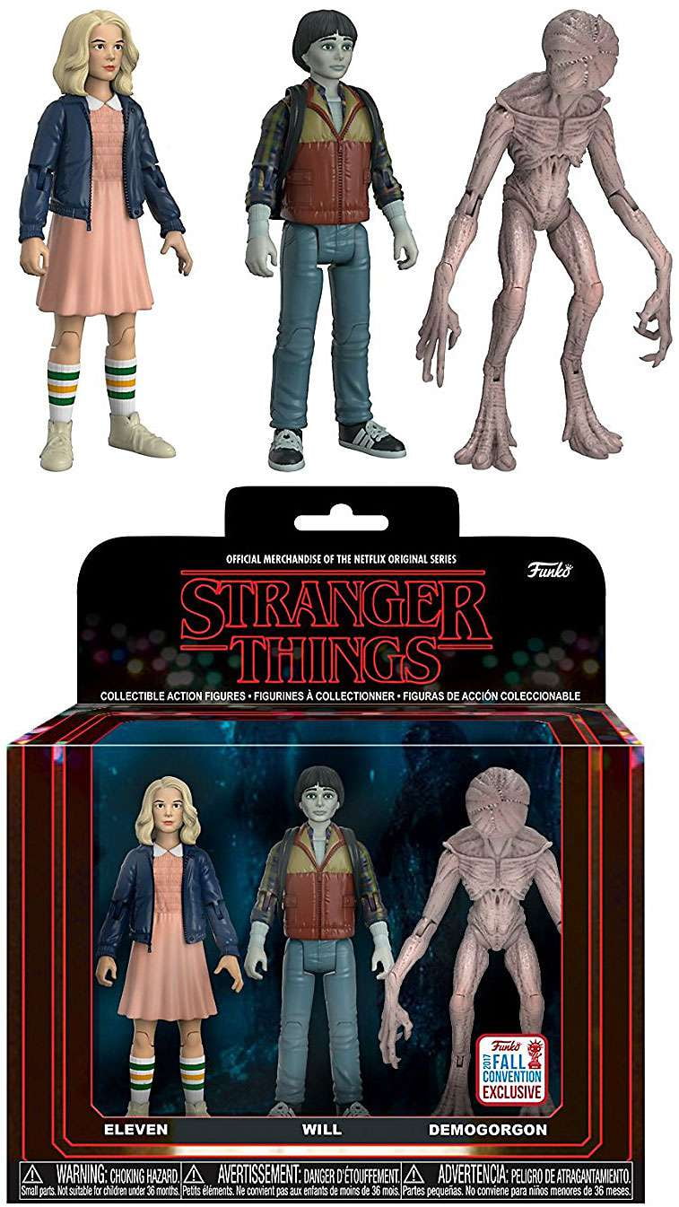 Stranger deals Things Collectible Action Figures (2017 Fall Convention Exclusive)