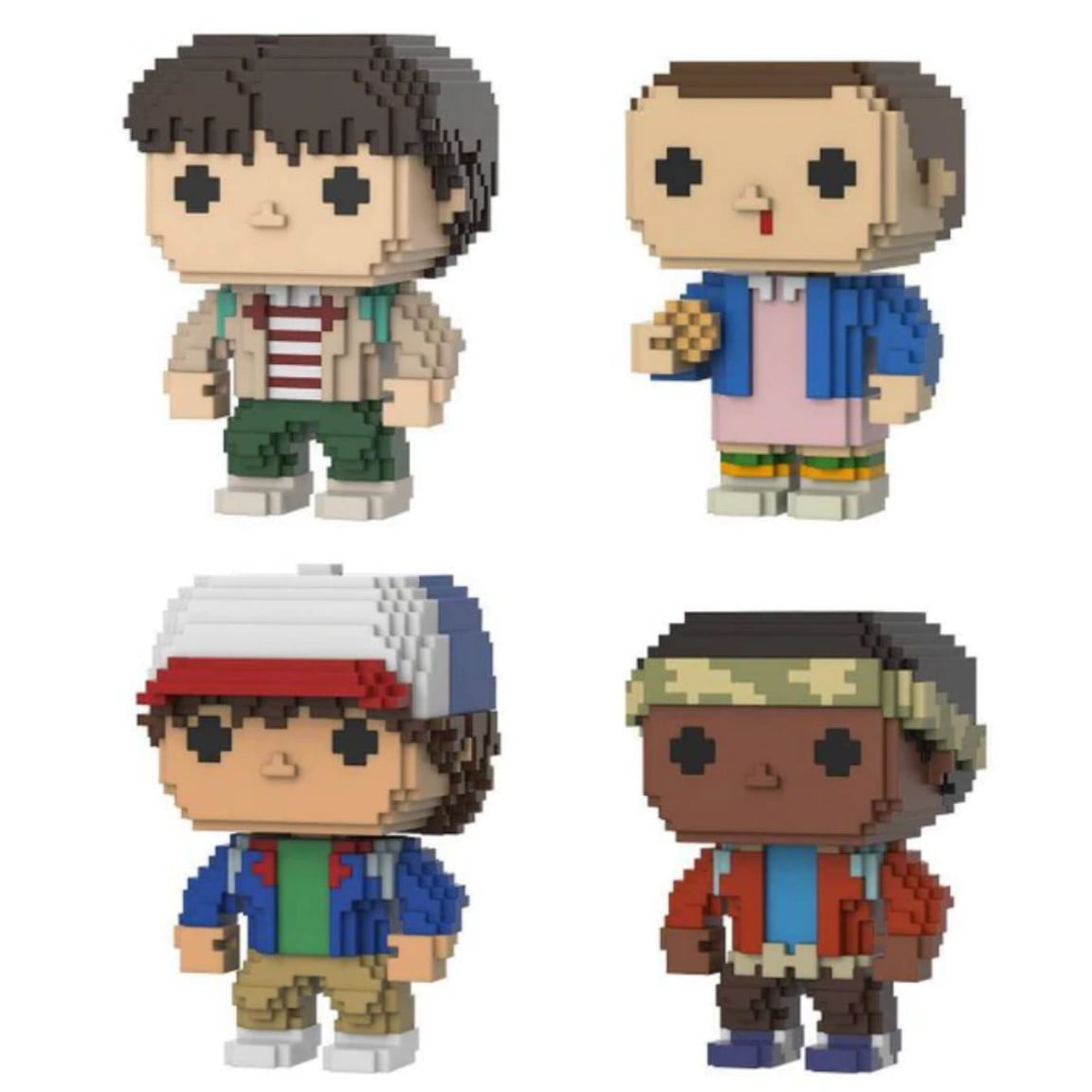 Funko Stranger Things POP! 8-Bit Eleven, Mike, Dustin & Lucas