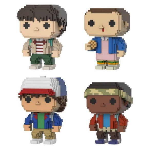Funko Stranger Things POP! 8-Bit Eleven, Mike, Dustin & Lucas Vinyl Figure