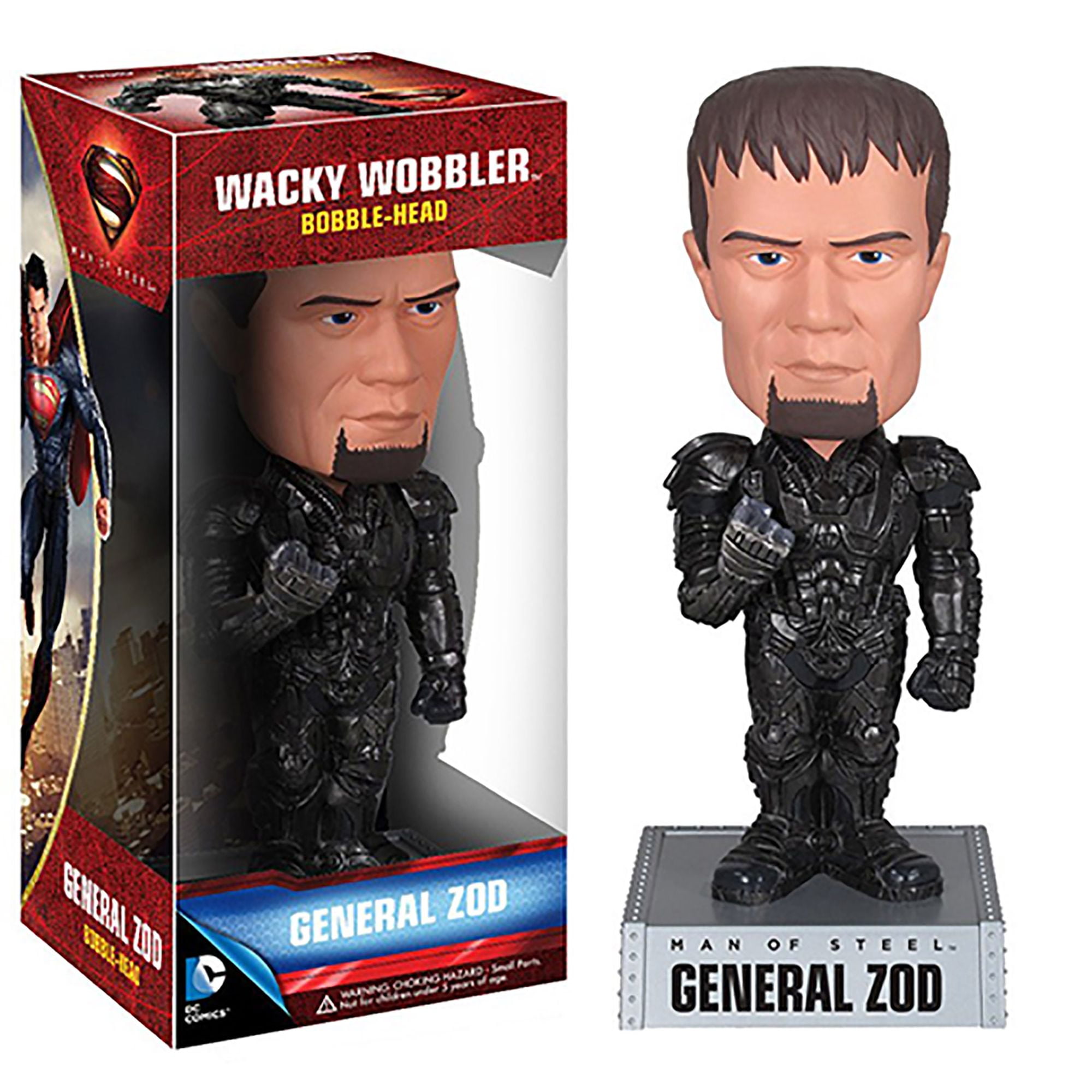 Funko Superman Man of Steel Wacky Wobbler General Zod Bobble Funko Superman Man of Steel Wacky Wobbler General Zod Bobble