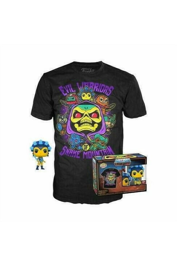 Tee Pop! Masters of the Universe- Exclusive Collectors Box- Shirt Size Large