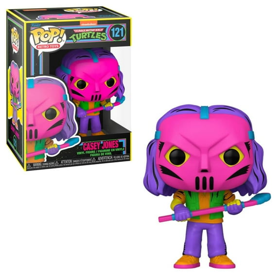 Funko Teenage Mutant Ninja Turtles POP! Retro Toys Casey Jones Vinyl Figure (Blacklight)