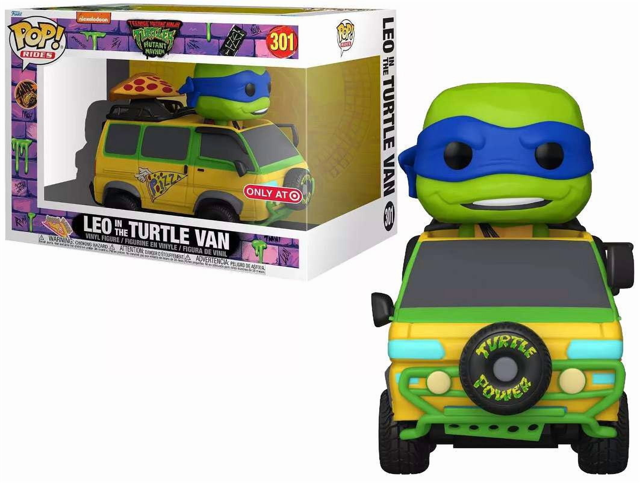 Funko POP! Rides: TMNT Leonardo in Turtle Van 'Mayhem' Vinyl