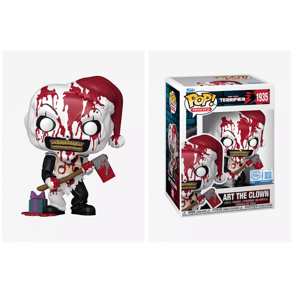 Funko Terrifier 3 Pop! Movies Art The Clown Vinyl Figure Hot Topic Exclusive